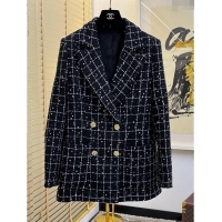 ​Original Cheap Chanel Tweed Jacket CH120117 Black 2023