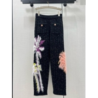 Fashion Discount Chanel Wool Pants CH122222 Black 2023