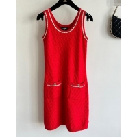 ​Good Looking Chanel Cashmere Dress CH11007 Red 2024