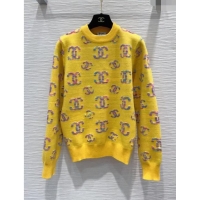 Best Price Chanel Wool Sweater CH11019 Yellow 2024