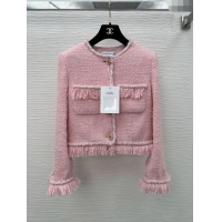 Famous Brand Chanel Tweed Jacket CH022313 Pink 2024