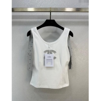 ​Top Grade Chanel Cotton Vest CH022314 White 2024