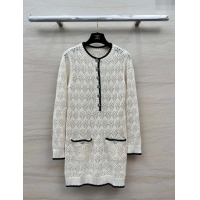 Good Product Chanel Wool Dress CH022316 White 2024