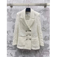 ​Popular Style Chanel Camellia Jacket CH030728 White 2024