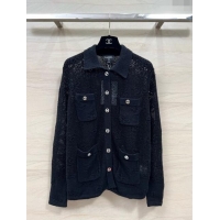 ​Traditional Discount Chanel Knit Cardigan CH030815 Black 2024