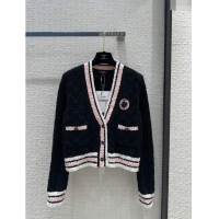 Best Price Chanel Knit Cardigan CH031113 Black 2024