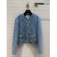 Affordable Price Chanel Denim Jacket CH031122 Blue 2024