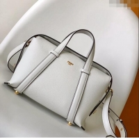 Super Quality Fendi Boston 365 Bag in Full-Grain Leather F8106 White 2023