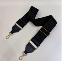 Reasonable Price Fendi Strap You Canvas FF Shoulder Strap 140cm F907 Navy Blue 2024