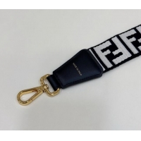 Buy Fashionable Fendi Strap You Canvas FF Shoulder Strap 4x133cm F913 Black 2024