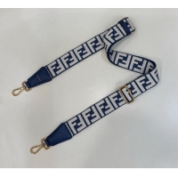 Buy Discount Fendi Strap You Canvas FF Shoulder Strap 4x133cm F913 Navy Blue 2024