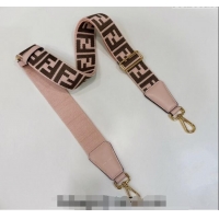 Best Price Fendi Strap You Canvas FF Shoulder Strap 4x133cm F913 Light Pink 2024