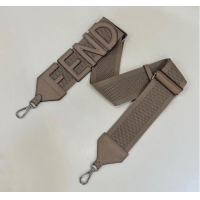 Super Quality Fendi Strap You Ribbon Shoulder Strap F915 Grey 2023