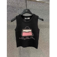 ​Top Quality Chanel Knit Vest CH031420 Black 2024