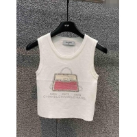 Buy Discount Chanel Knit Vest CH031420 White 2024