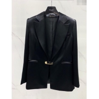 Luxurious Grade Versce Acetate Jacket V030717 Black 2024