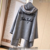 Buy Promotional Burberry Wool Cashmere Cape B0131 Grey 2024