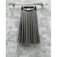 ​Best Price Prada Dress with Belt P031308 Grey 2024