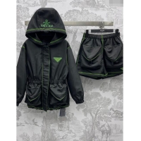 Good Looking Prada Jacket and Shorts with P031309 Black 2024