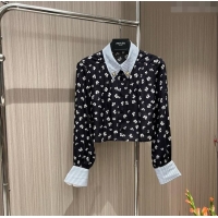 ​Unique Cheap Prada Silk Shirt P031319 Black 2024