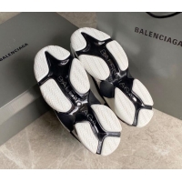 Charming Balenciaga Triple S Trainers Sneakers in Leather and Mesh White/Grey 0223050