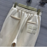 Affordable Price Miu Miu Sweatershirt and Pants M022321 Beige 2024