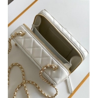 Promotional Chanel Quilted Calfskin Camera Bag AS4817 White 2024