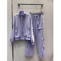 Super Quality  Loewe Jacket and Pants L031304 Purple 2024