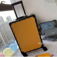 Discount Promotional Famous Brand Goyard Luggage Travel Bag 20inches GY0314 Yellow