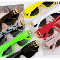 Buy Fashionable Balenciaga Sunglasses BB0095 Green 2023