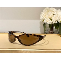 Shop Duplicate Balenciaga Sunglasses BB0285S Brown 2023