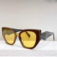 Top Quality Prada Sunglasses PR159S Yellow 2024