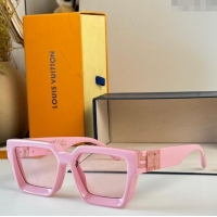 Spot Best Louis Vuitton 1.1 Millionaires Sunglasses Z1165 Pink 2023