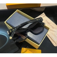 New Discount Louis Vuitton Sunglasses 0305 Black 2024