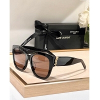 Luxury Cheap Saint Laurent Sunglasses SL M95 Black 2023