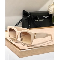 Market Sells Saint Laurent Sunglasses SL M95 Beige 2023