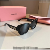 Unique Grade Miu Miu Sunglasses with Logo 0304 Black 2024