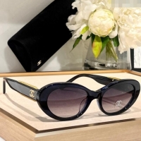 Good Taste Chanel Oval Sunglasses with Chain CH5515 2023