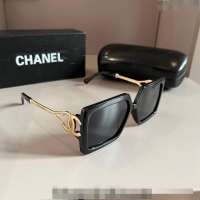 Top Quality Chanel Sunglasses 030402 Black 2024