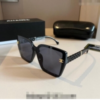 Top Quality Chanel Sunglasses 030501 Black 2024