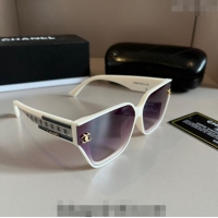 Top Quality Chanel Sunglasses 030502 White 2024