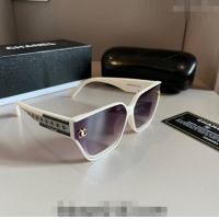 Top Quality Chanel Sunglasses 030502 White 2024