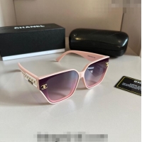 Buy Discount Chanel Sunglasses 030502 Pink 2024