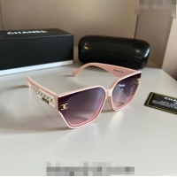 Buy Discount Chanel Sunglasses 030502 Pink 2024