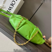 Promotional Loewe Small Paseo Bag in Shiny Nappa Calfskin 062247 Green 2023