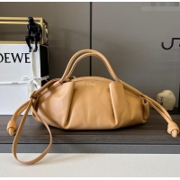 Best Price Loewe Medium Paseo Bag in Shiny Nappa Calfskin 062240 Apricot 2023