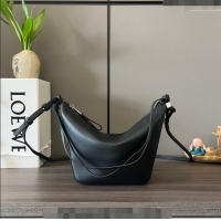 Reasonable Price Loewe Mini Hammock Hobo bag in Classic Calfskin 262315 Black 2023