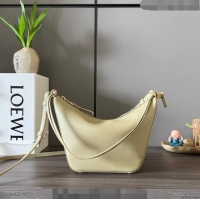 Best Quality Loewe Mini Hammock Hobo bag in Classic Calfskin 262315 Yellow 2023