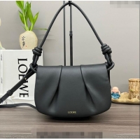 Most Popular Loewe Paseo Satchel Bag in Shiny Nappa Calfskin 062317 Black 2023