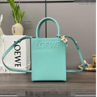 New Design Loewe Standard A5 Tote in sleek calfskin 652307 Light Blue 2023